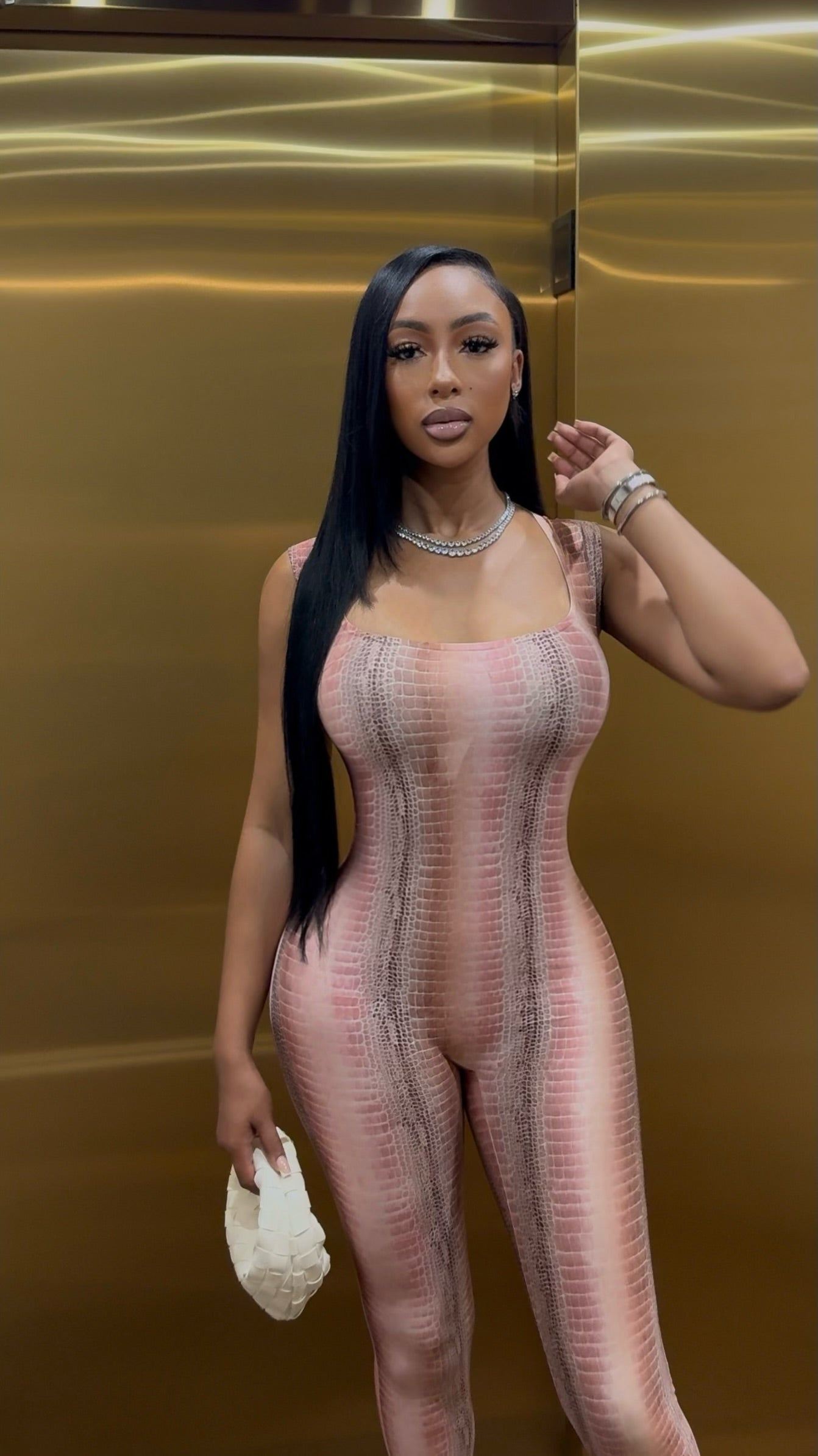 Blush Venom Jumpsuit