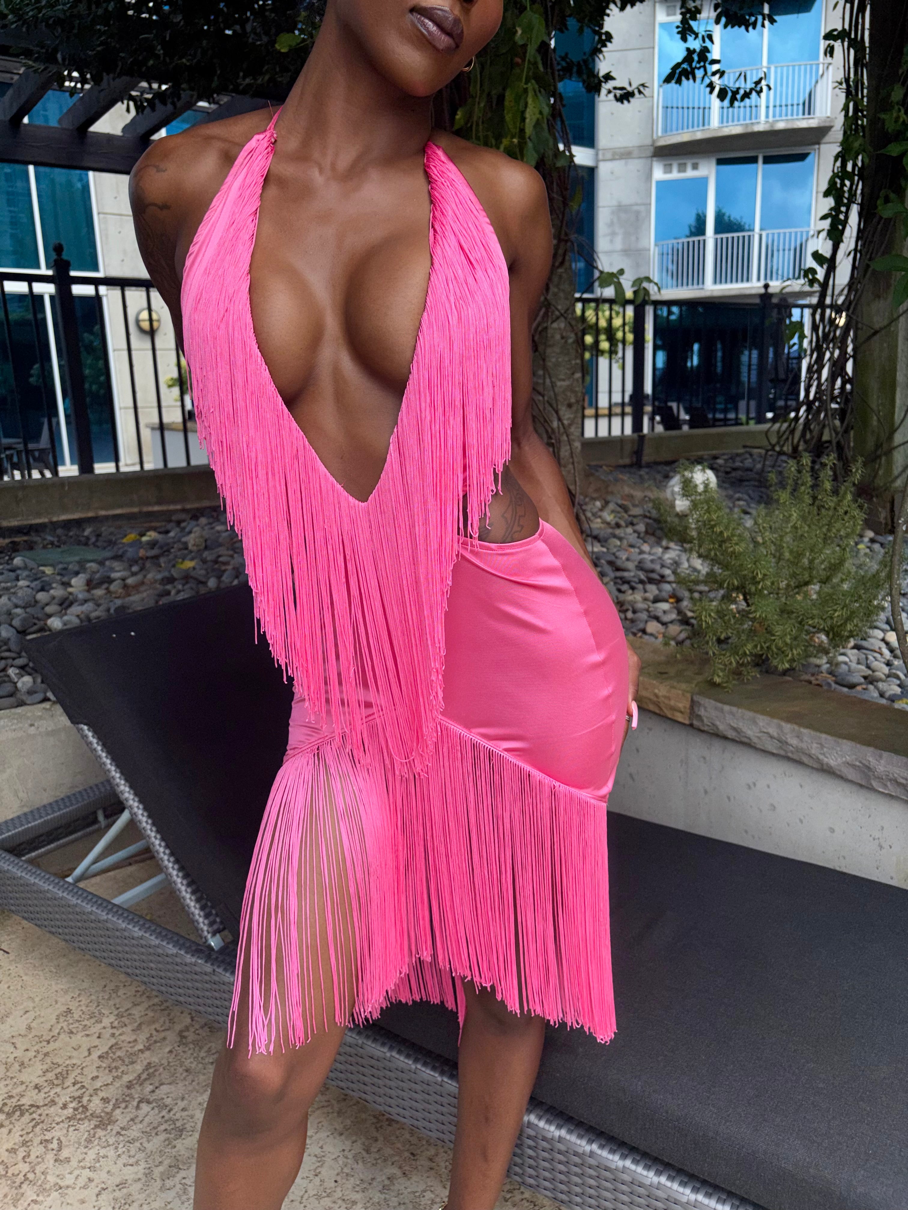 Flirty Fringe Dress
