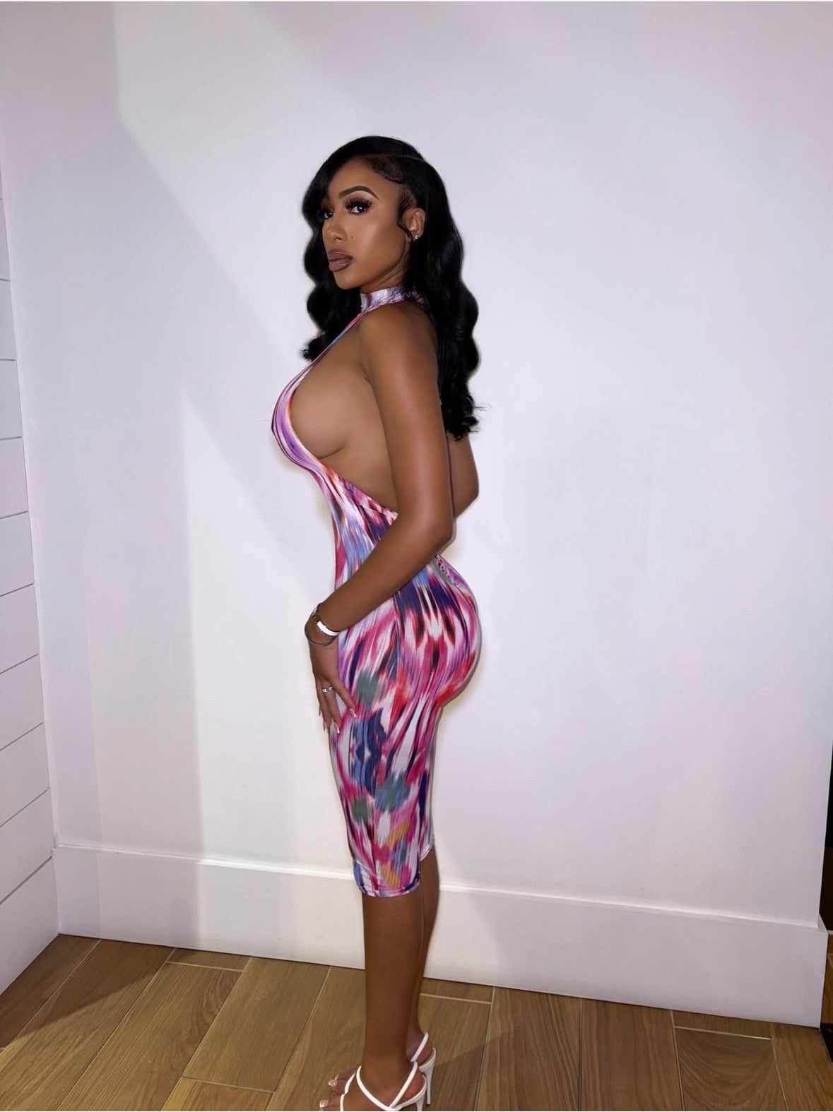 Painted Desire Halter Jumpsuit