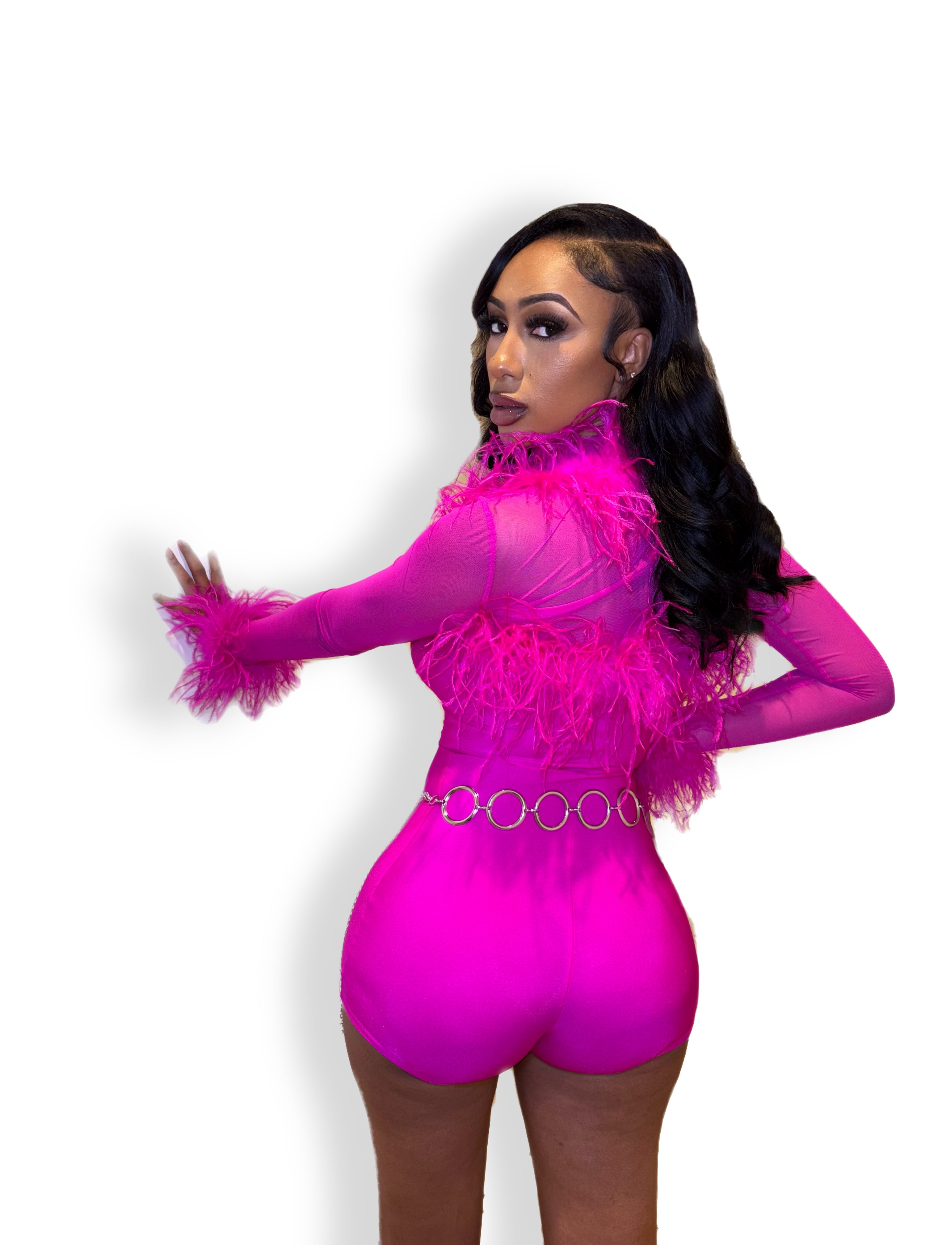 Fuchsia Jumpsuit & Bolero