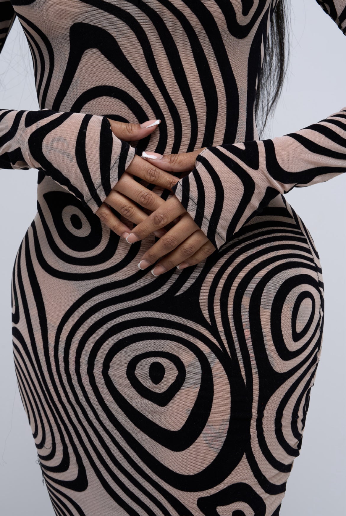 Barely Nude Midi Dress